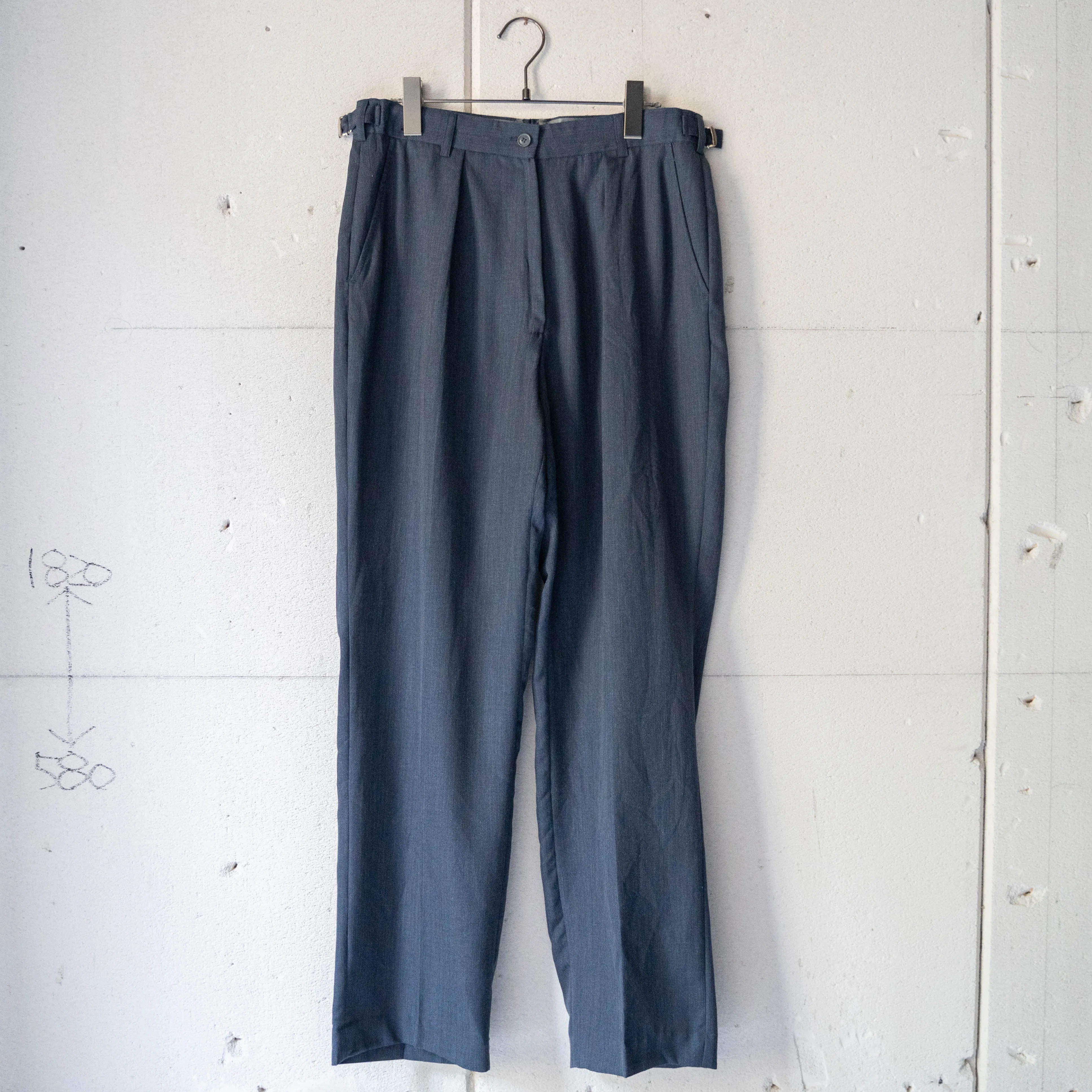 1990-00s British military navy color No.2 dress pants 'RAF'