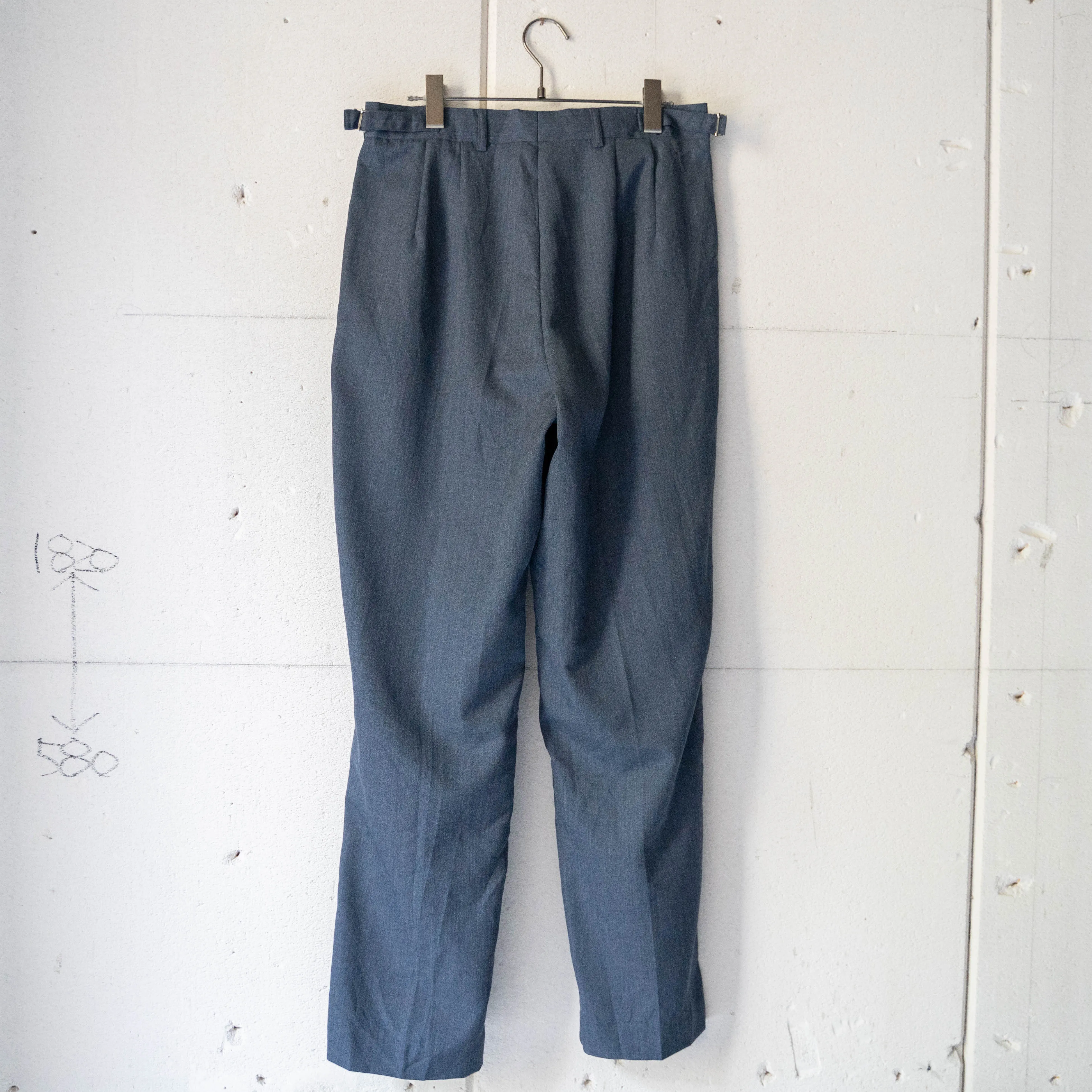 1990-00s British military navy color No.2 dress pants 'RAF'