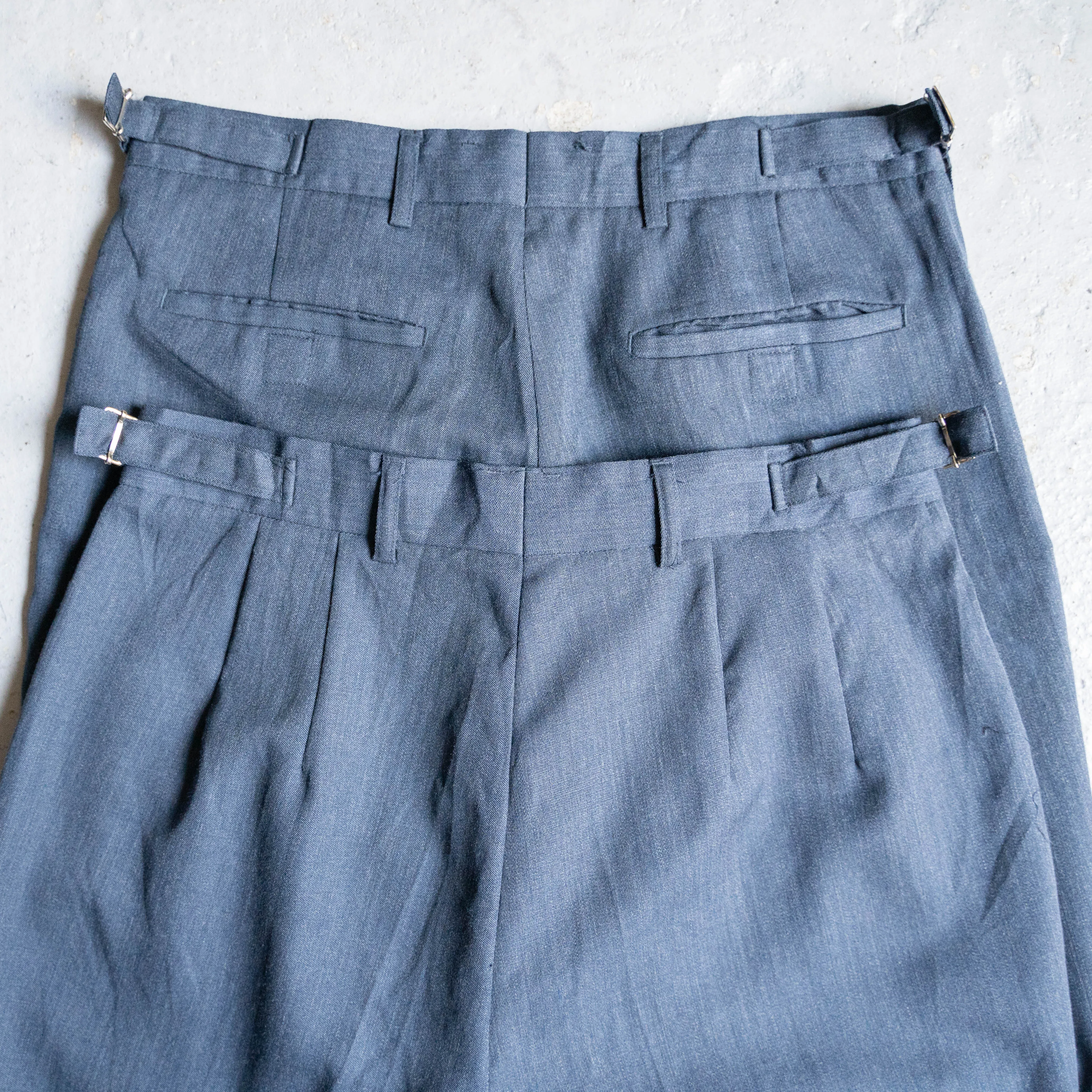 1990-00s British military navy color No.2 dress pants 'RAF'