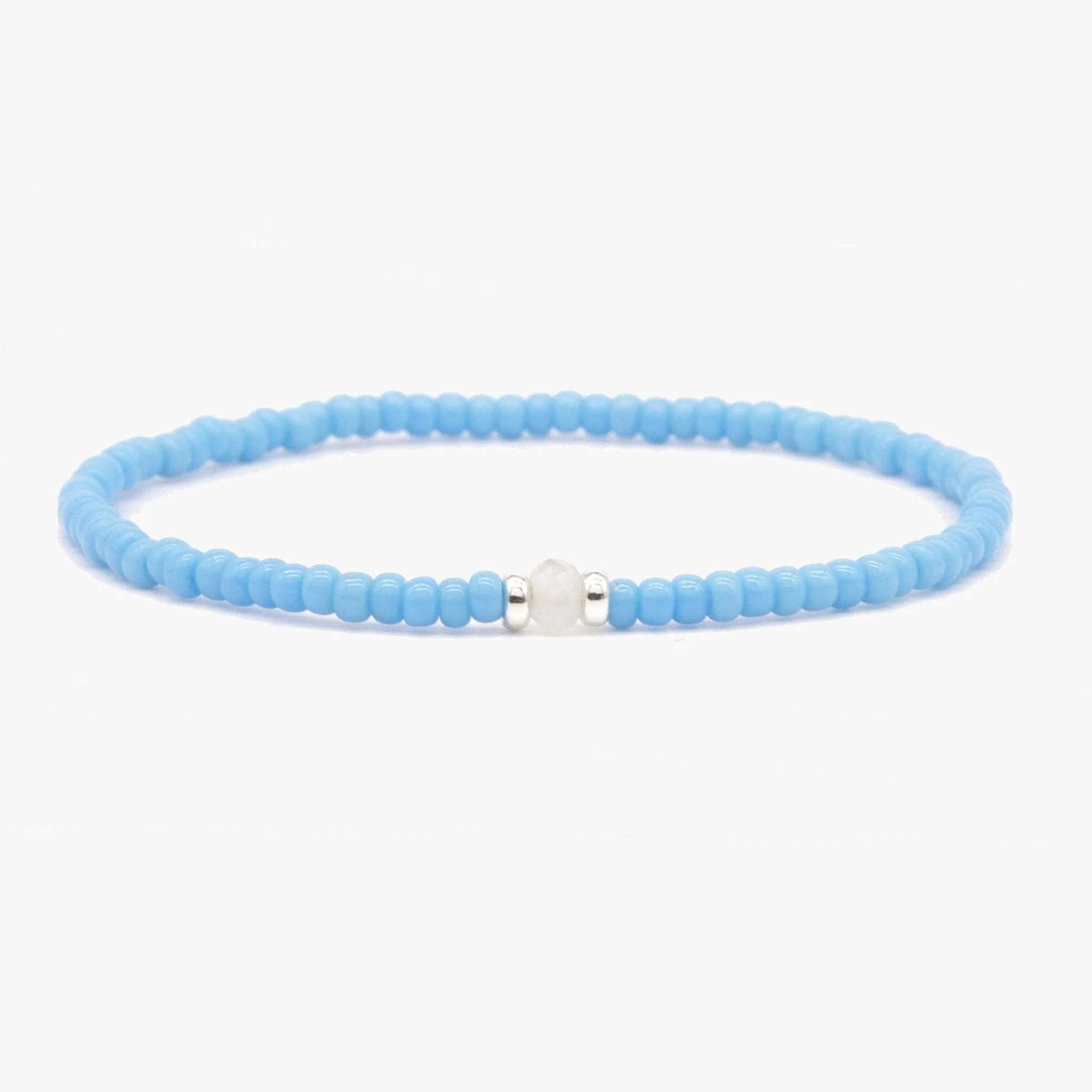 2mm Beads Dandy Bracelet (Light Blue)