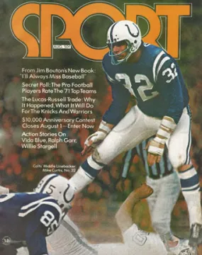 August 1971 SPORT Cover (Mike Curtis, Baltimore Colts)