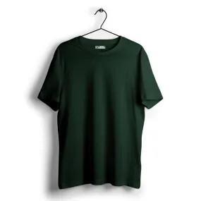 Bottle Green plain T-shirt