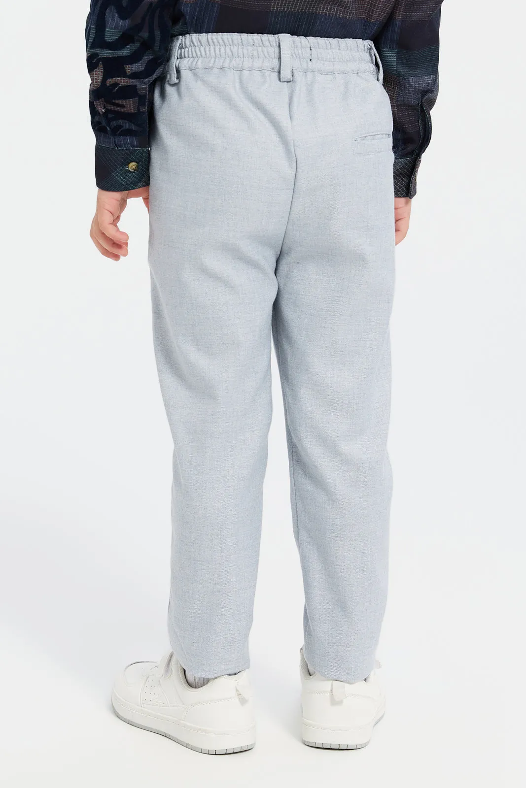 Boys Grey Formal Trouser