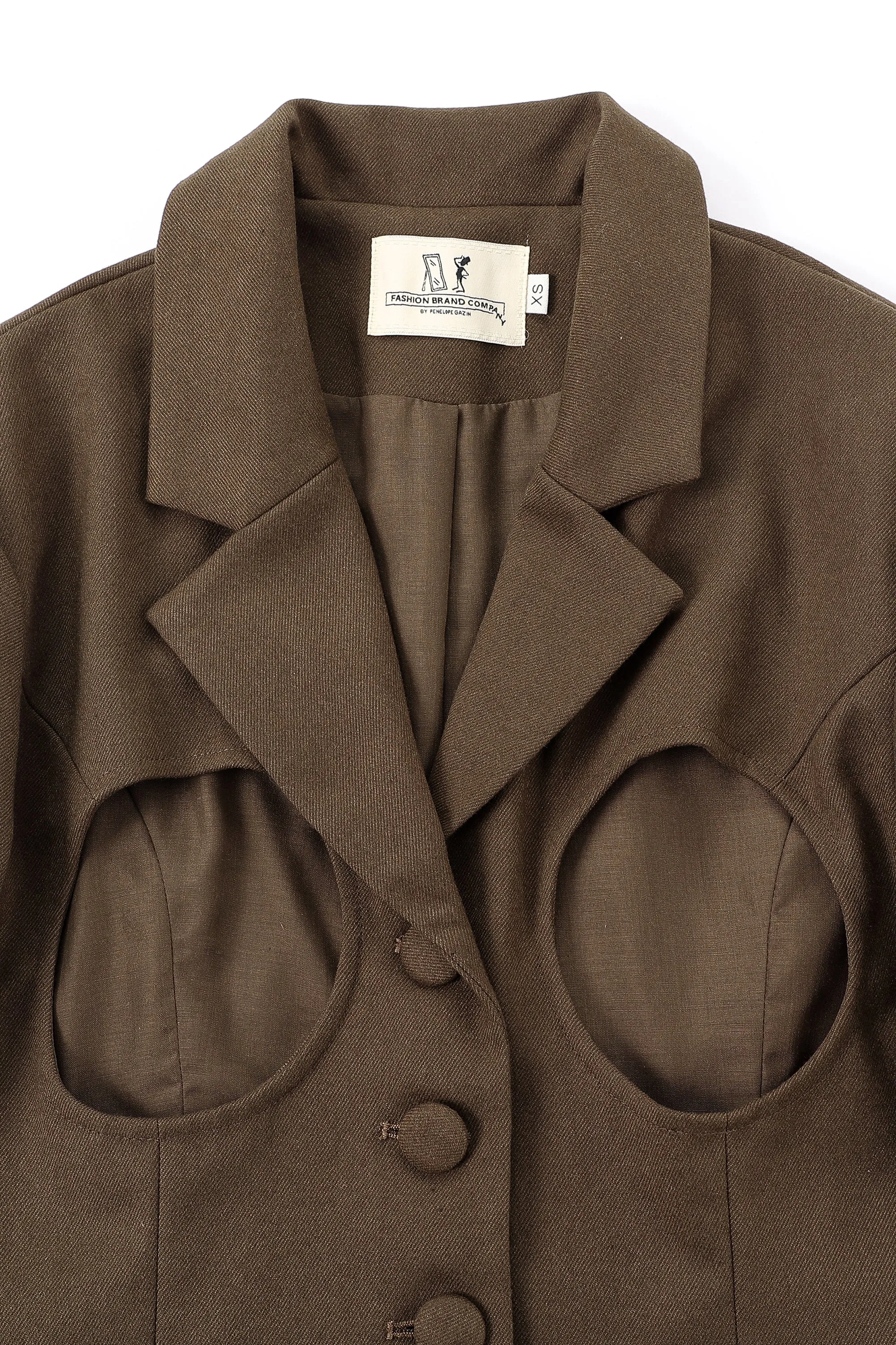 Breastfeeding Business Blazer Brown