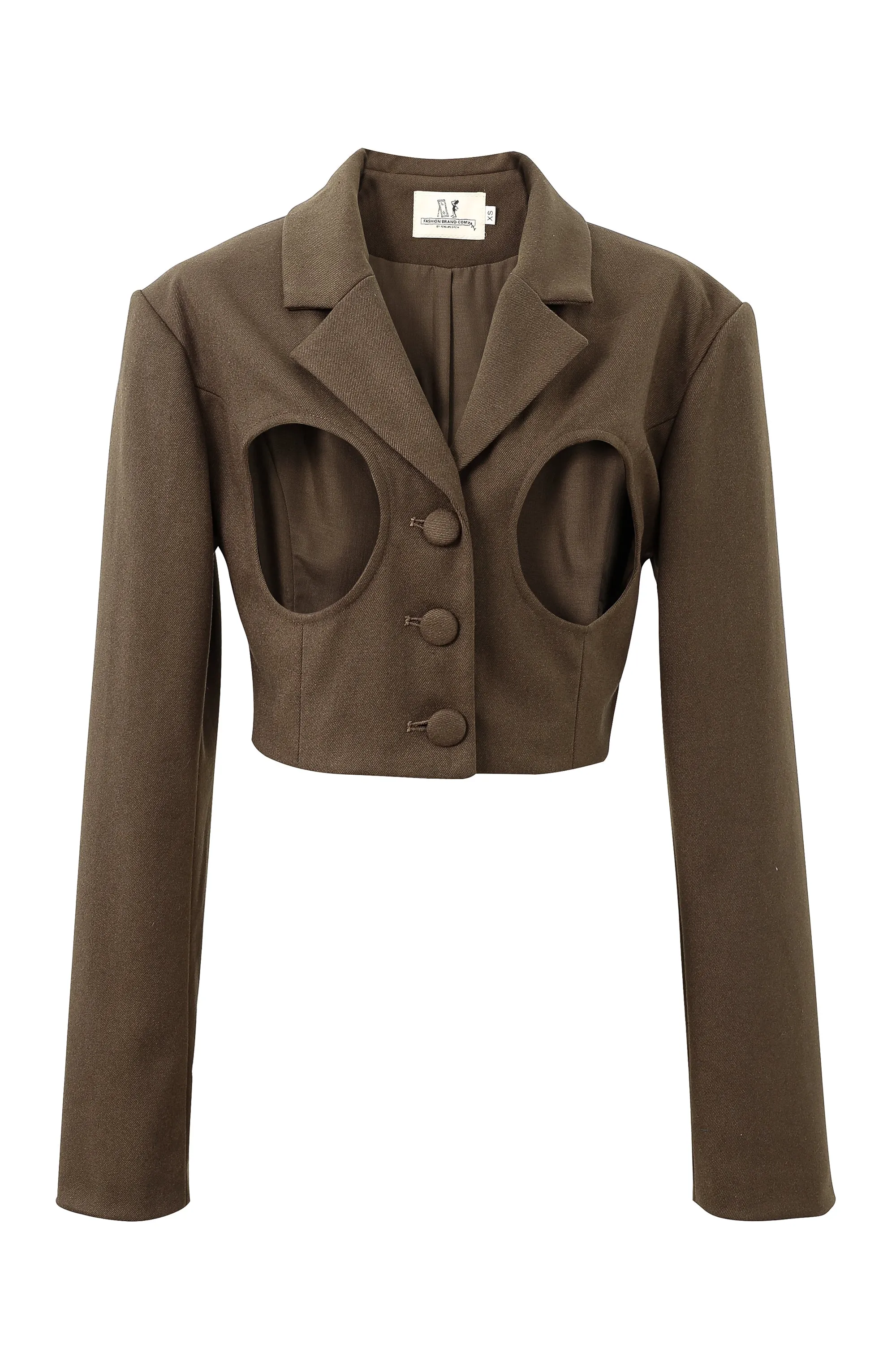 Breastfeeding Business Blazer Brown