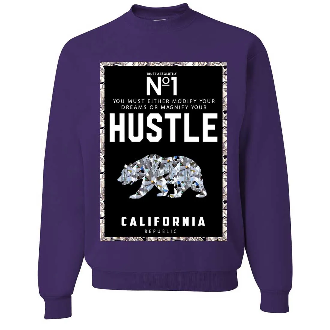 California Republic No. 1 Diamond Hustle Crewneck Sweatshirt