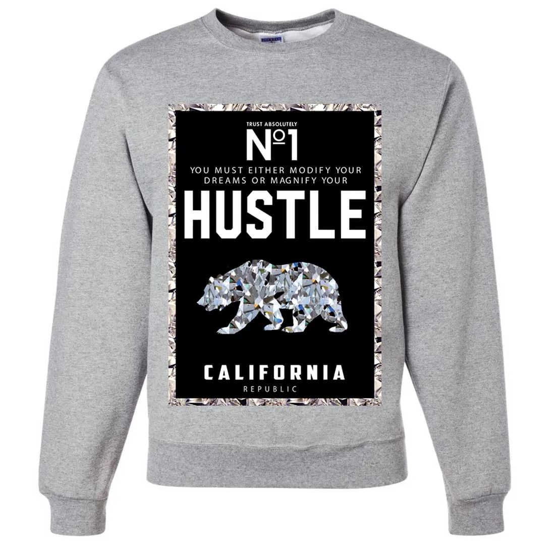 California Republic No. 1 Diamond Hustle Crewneck Sweatshirt