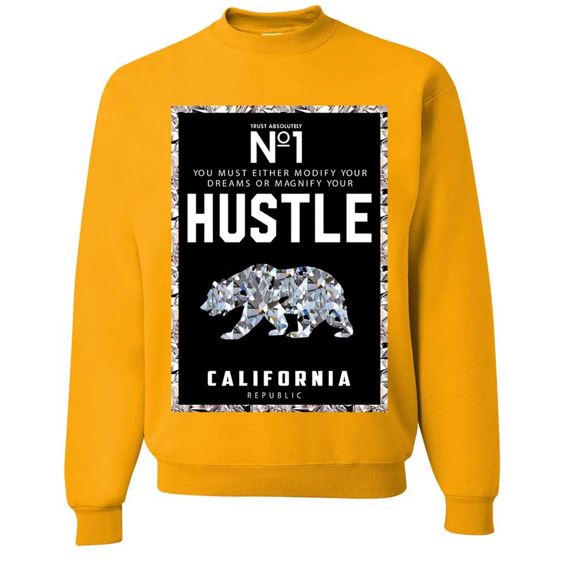 California Republic No. 1 Diamond Hustle Crewneck Sweatshirt