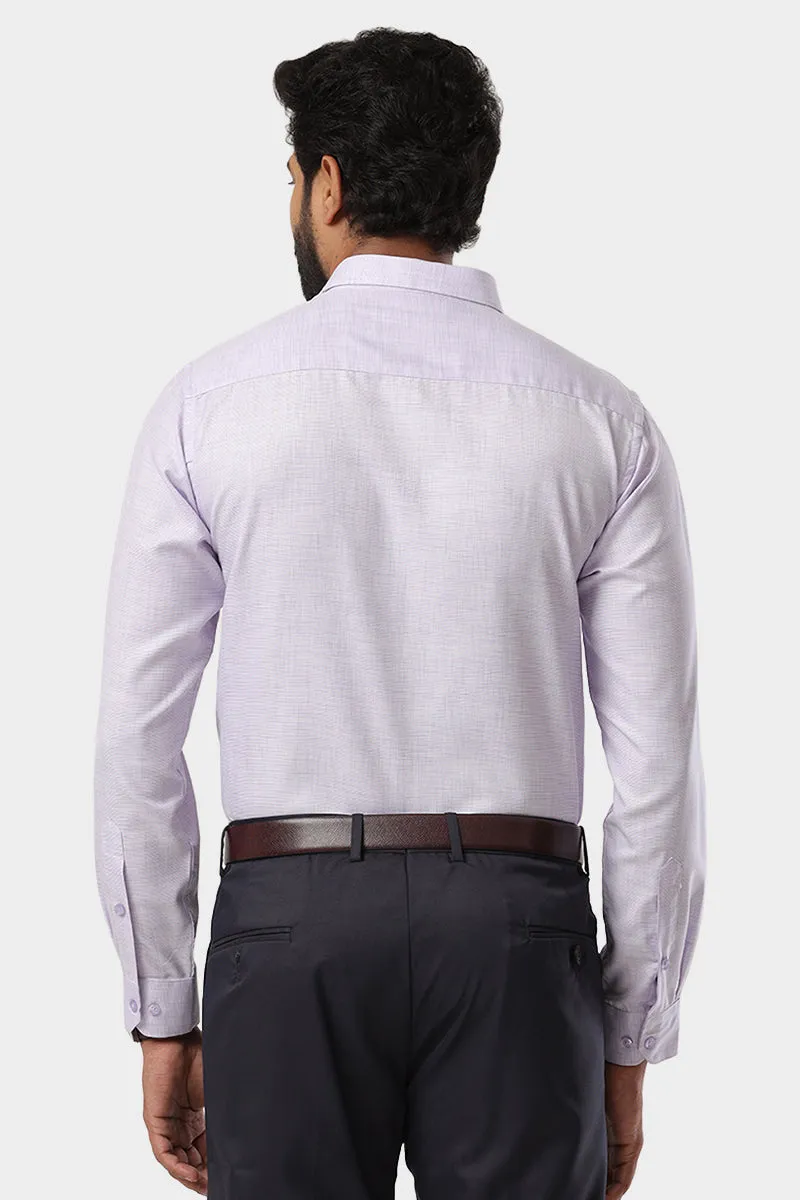 Cardiff - Purple Formal Shirt For Men | Ariser