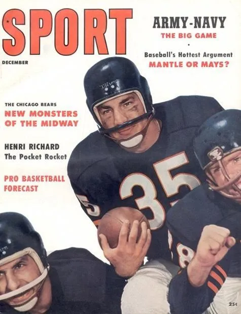 December 1957 Sport Cover (Chicago Bears)