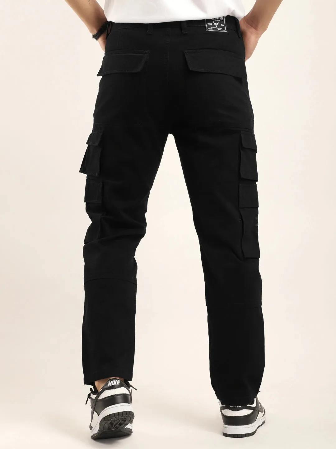 Dope Black Multipocket Cargo