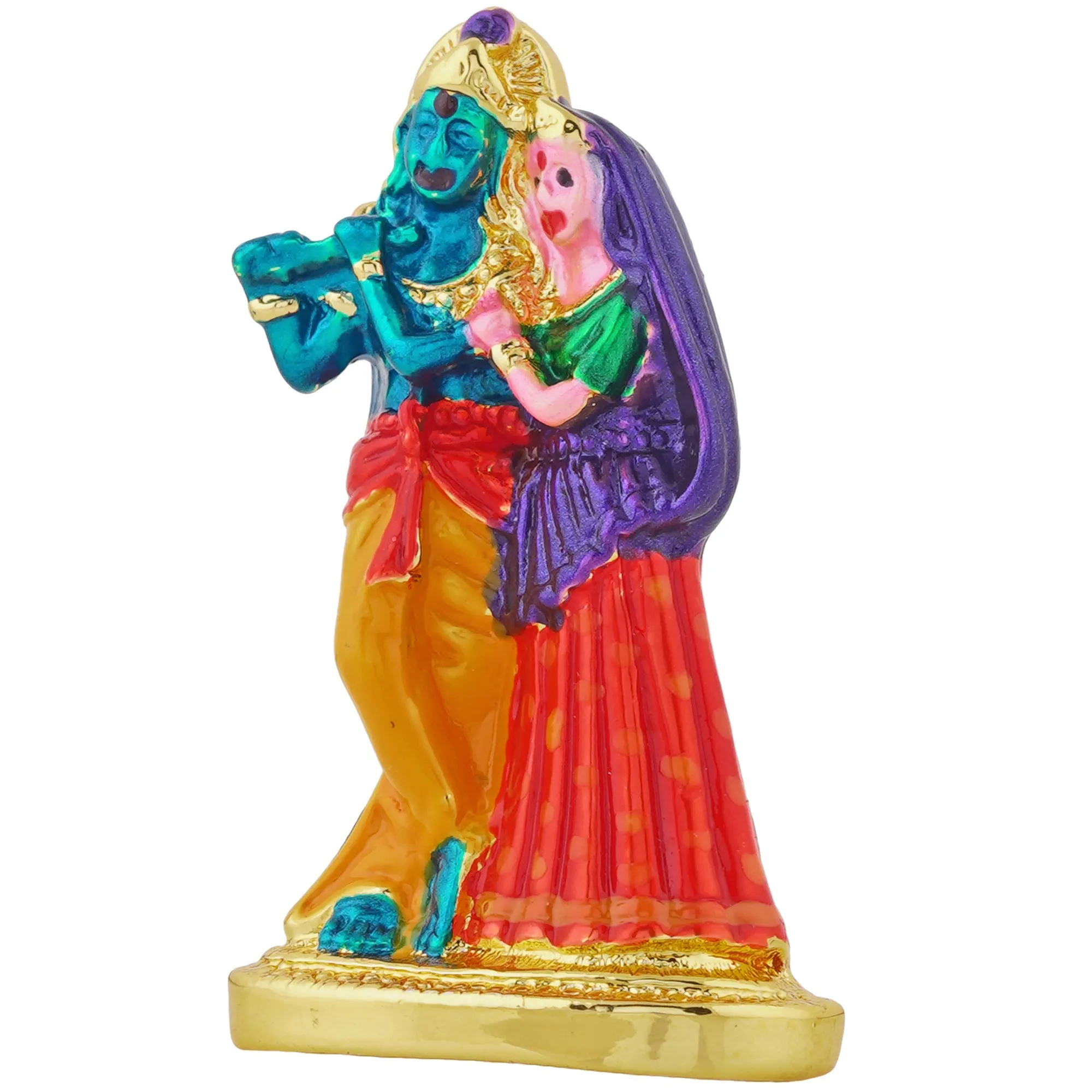 Estele Gold Plated Devotional Shree Radha Krishna Idol