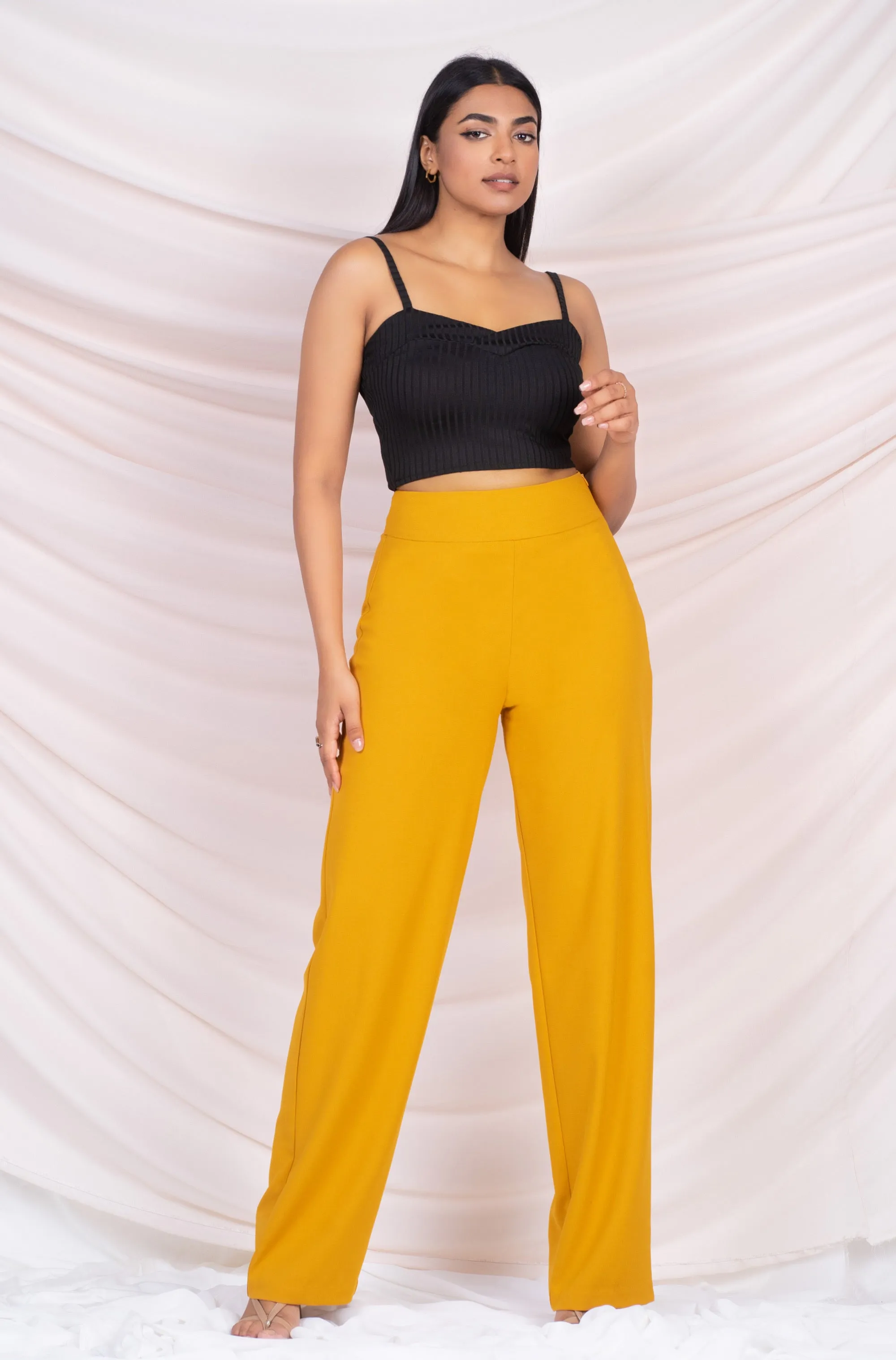 High Waist Wide Leg Pant