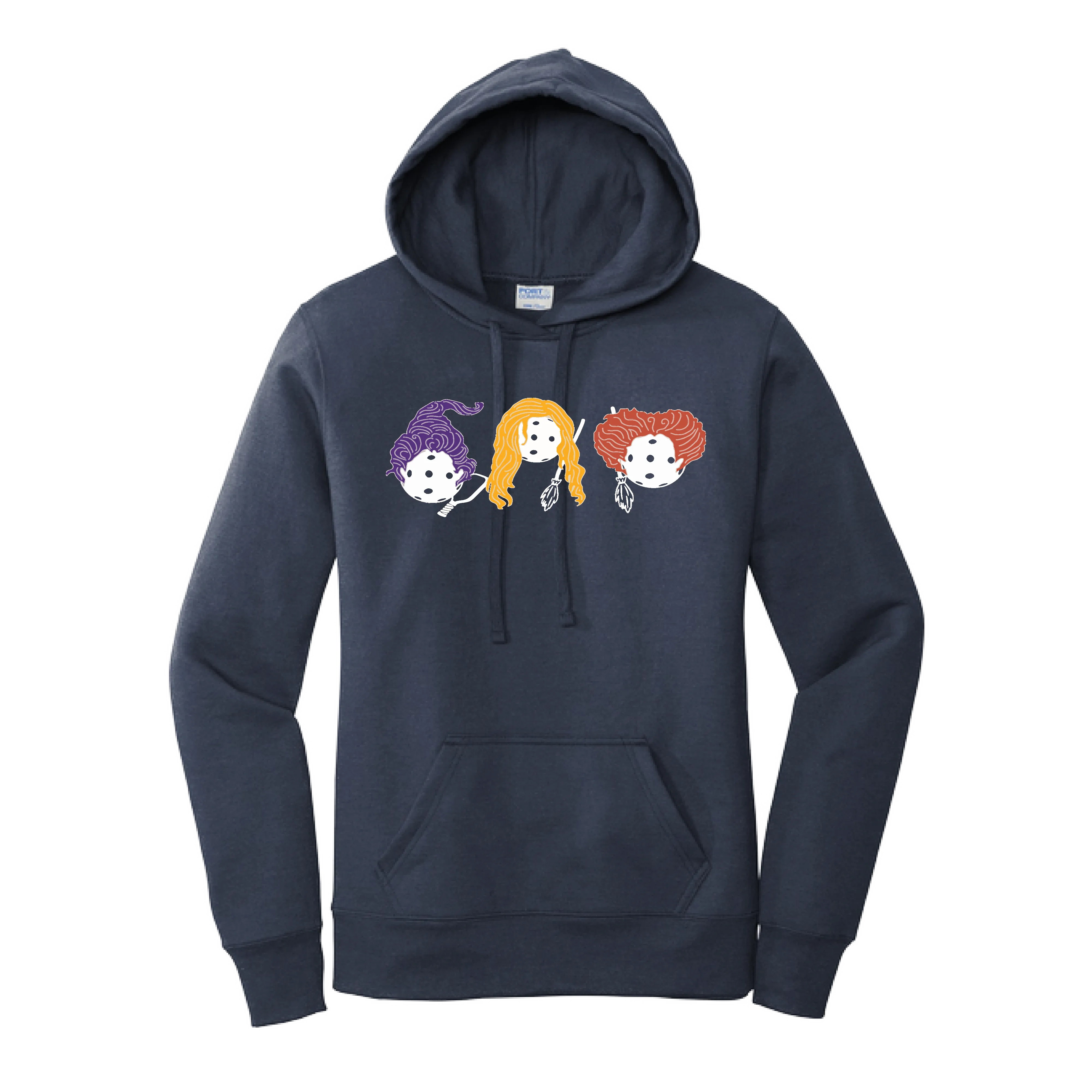 Hocus Pocus | Women’s Fitted Hoodie Pickleball Sweatshirt | 50% Cotton 50% Poly Fleece