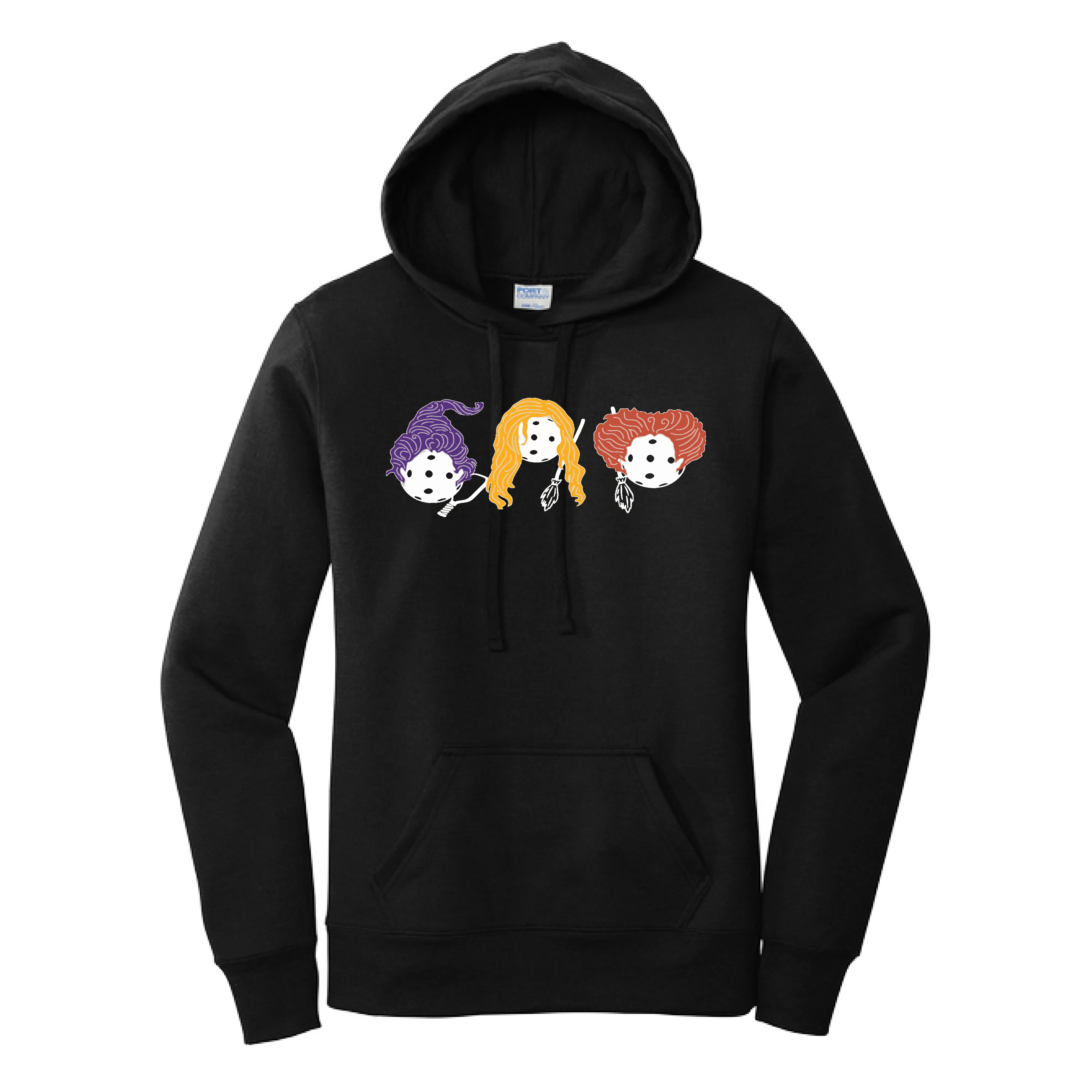 Hocus Pocus | Women’s Fitted Hoodie Pickleball Sweatshirt | 50% Cotton 50% Poly Fleece