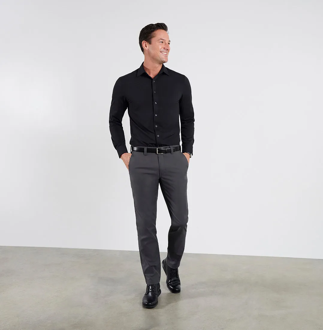 Lenox Dress Shirt Slim Fit - Onyx Black