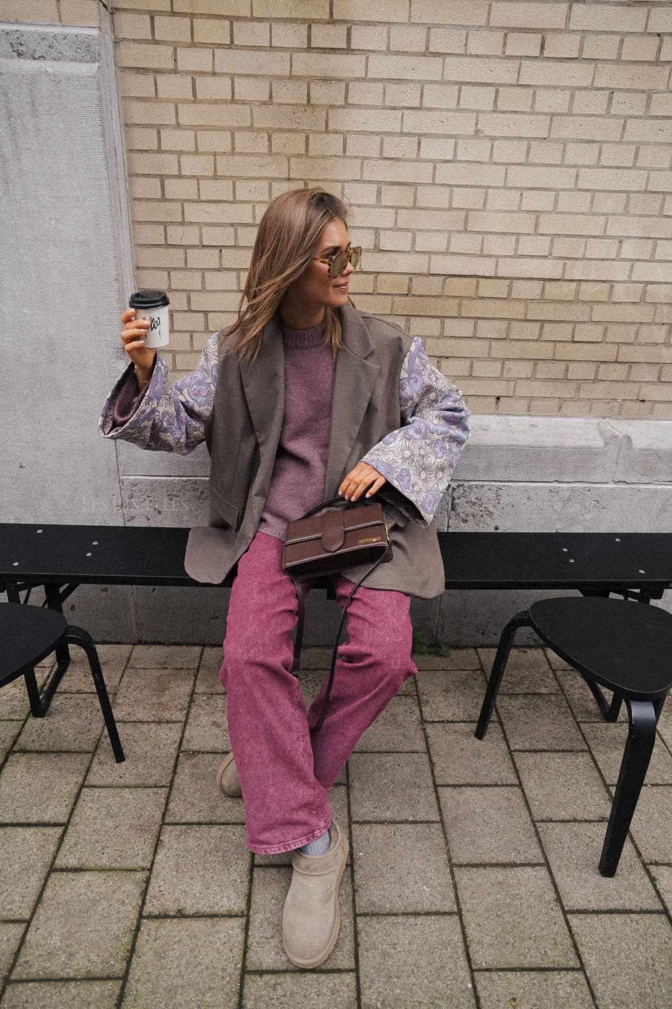 Madeline blazer taupe/lilac