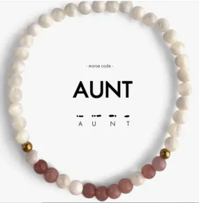 Morse Code Bracelet - AUNT