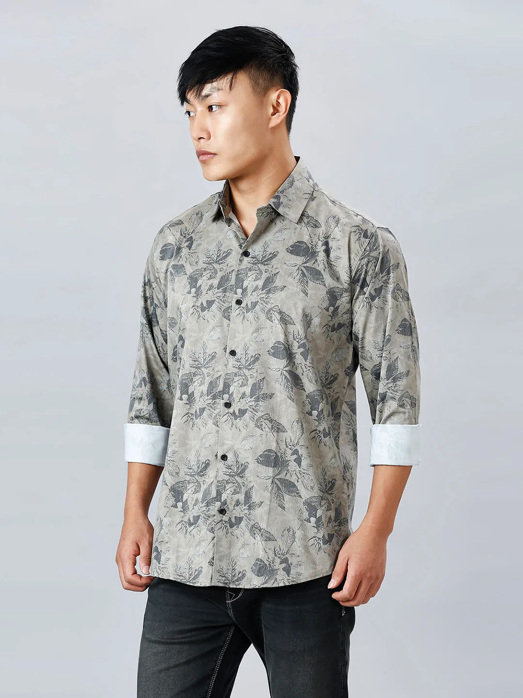 Munich Floral Printed Men's Shirt