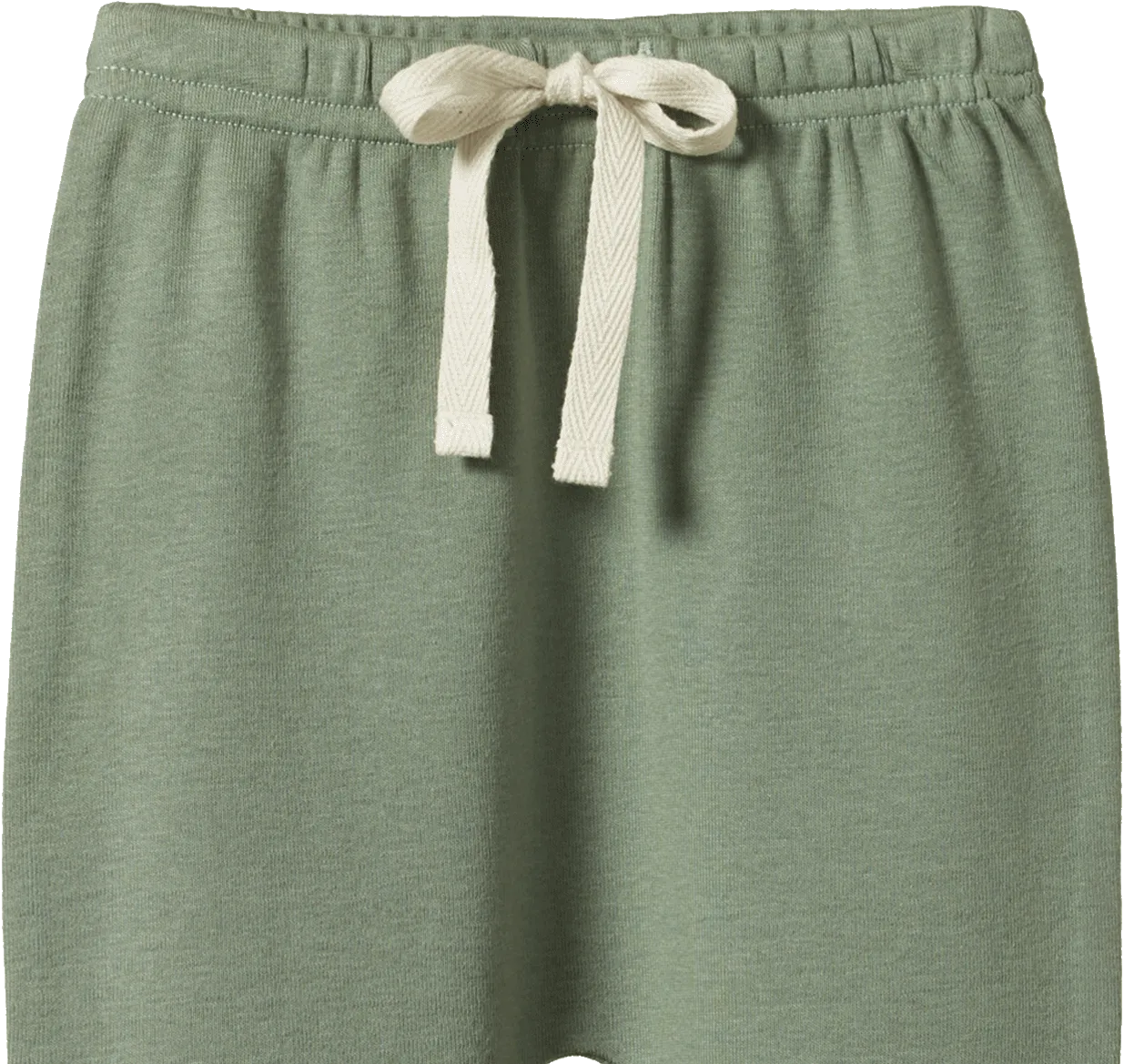 Nature Baby Cotton Drawstring Pants - Nettle