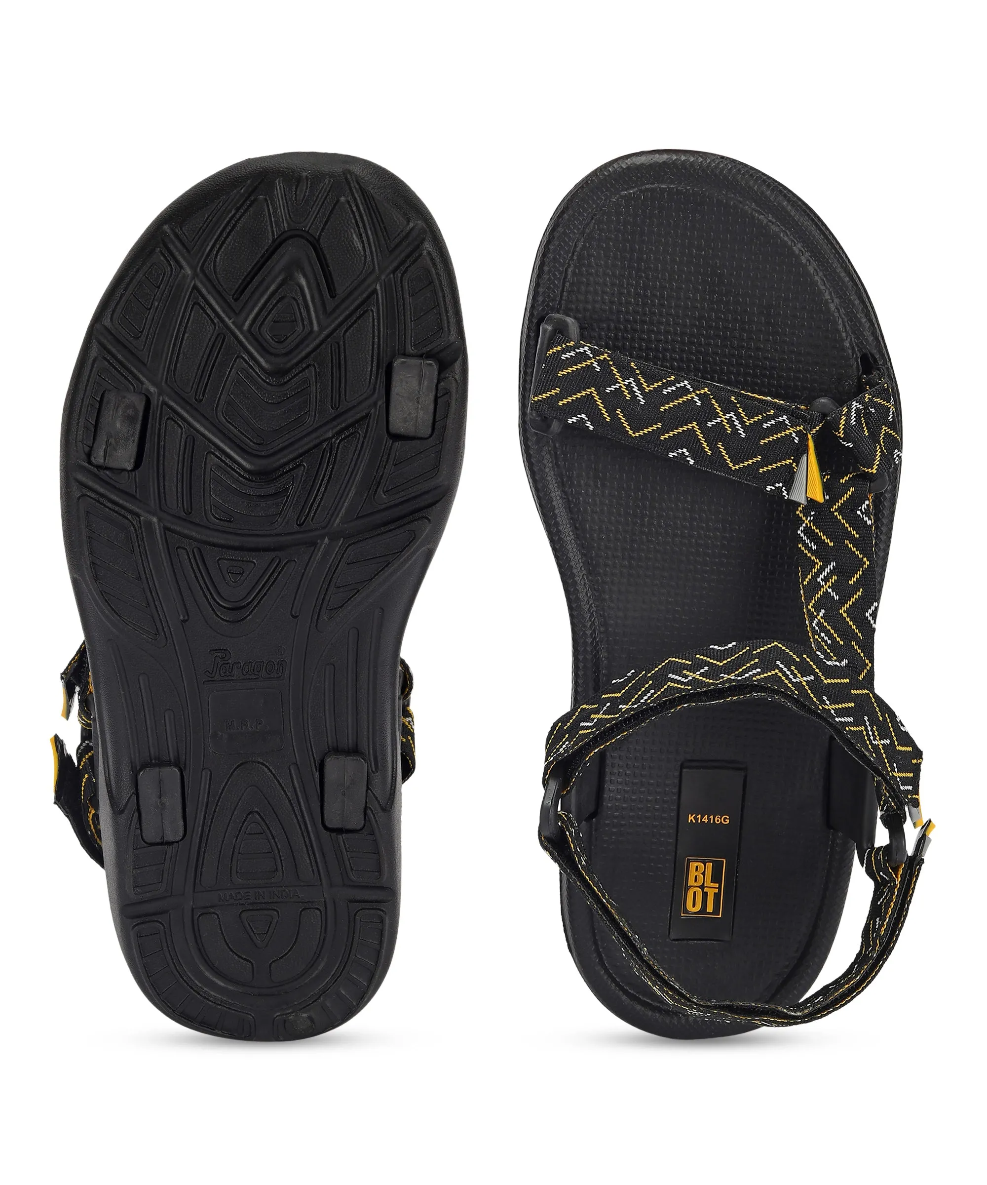 Paragon Blot EVK1416G Men Stylish Sandals | Comfortable Sandals for Daily Outdoor Use | Casual Formal Sandals with Cushioned Soles