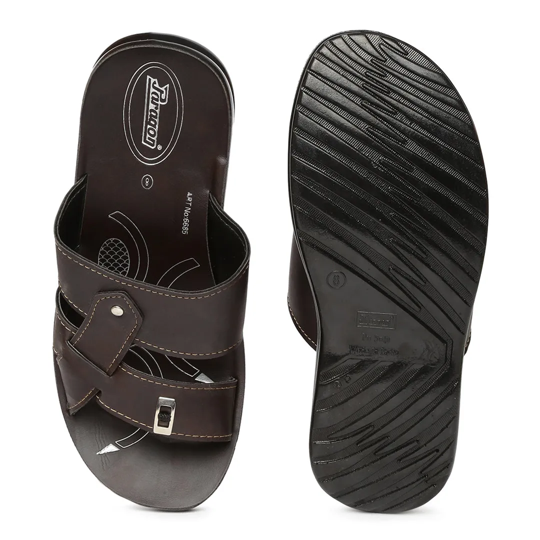 Paragon PU6685G Men Stylish Lightweight Flipflops | Comfortable with Anti skid soles | Casual & Trendy Slippers | Indoor & Outdoor