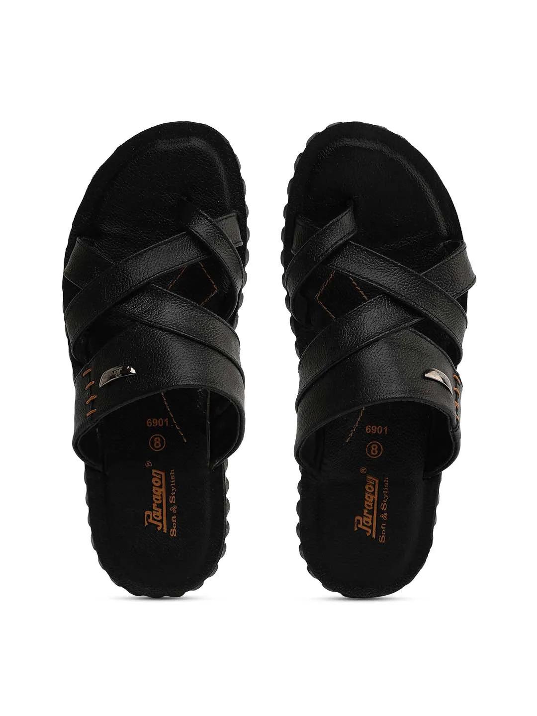 Paragon PU6901G Men Stylish Sandals | Comfortable Sandals for Daily Outdoor Use | Casual Formal Sandals with Cushioned Soles