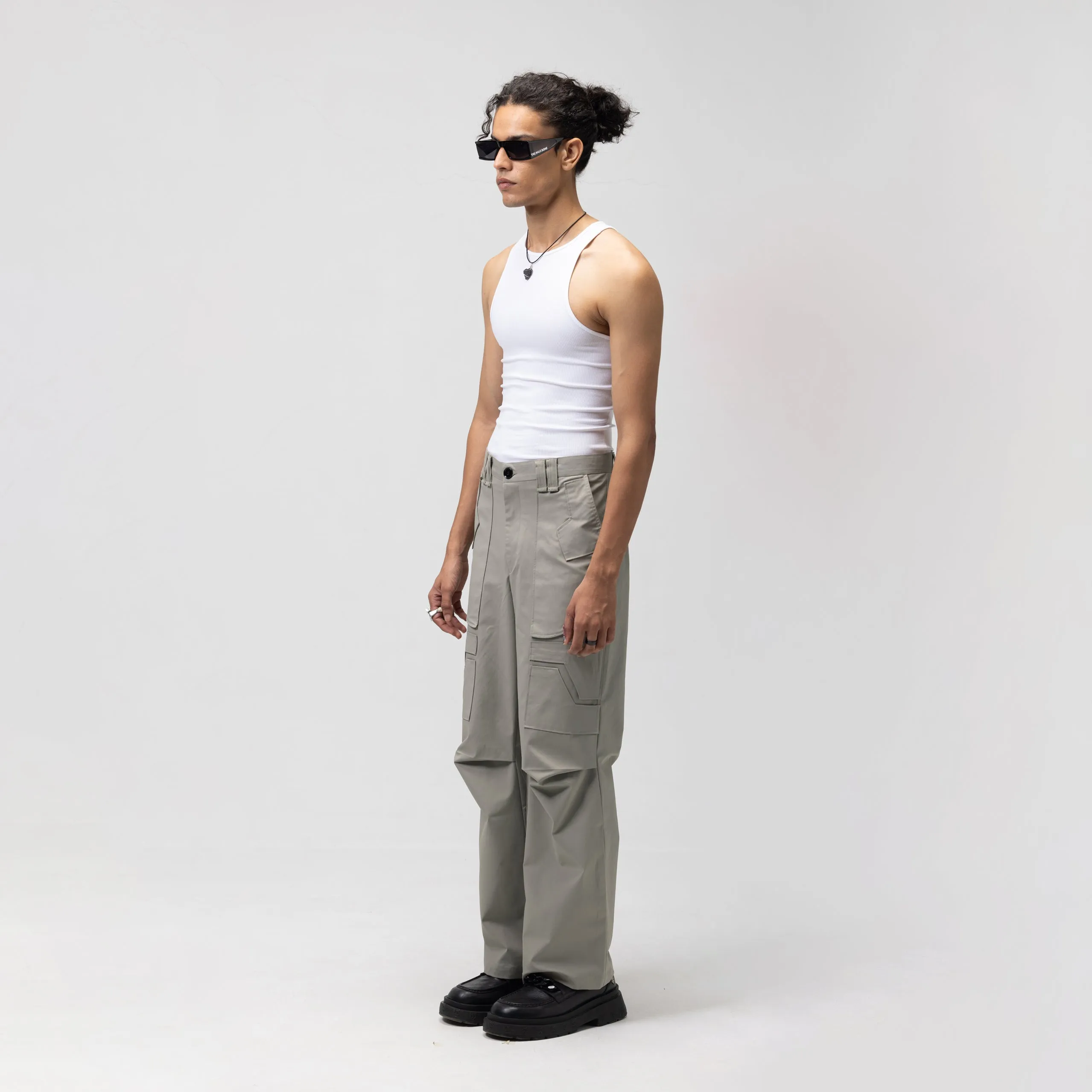 PATCH POCKET PARACHUTE PANTS