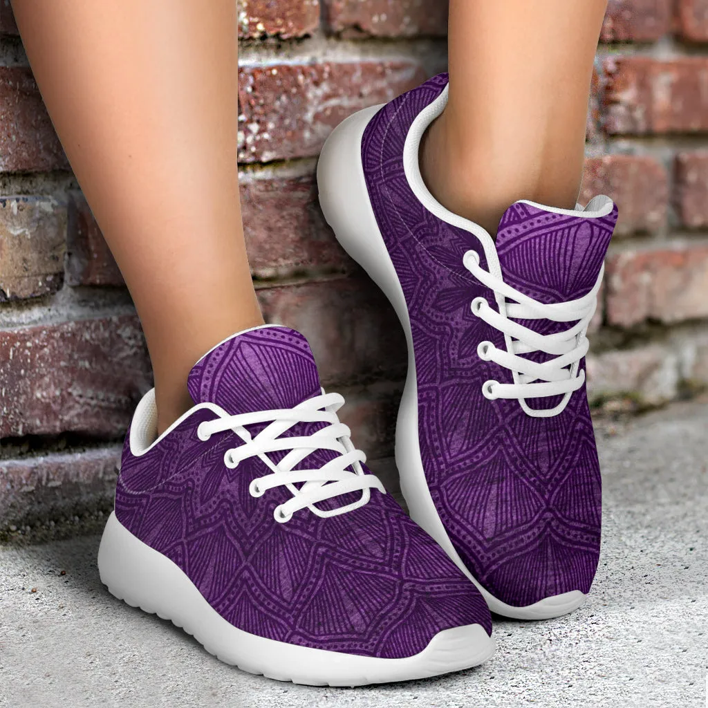 Purple Mandala Sneakers