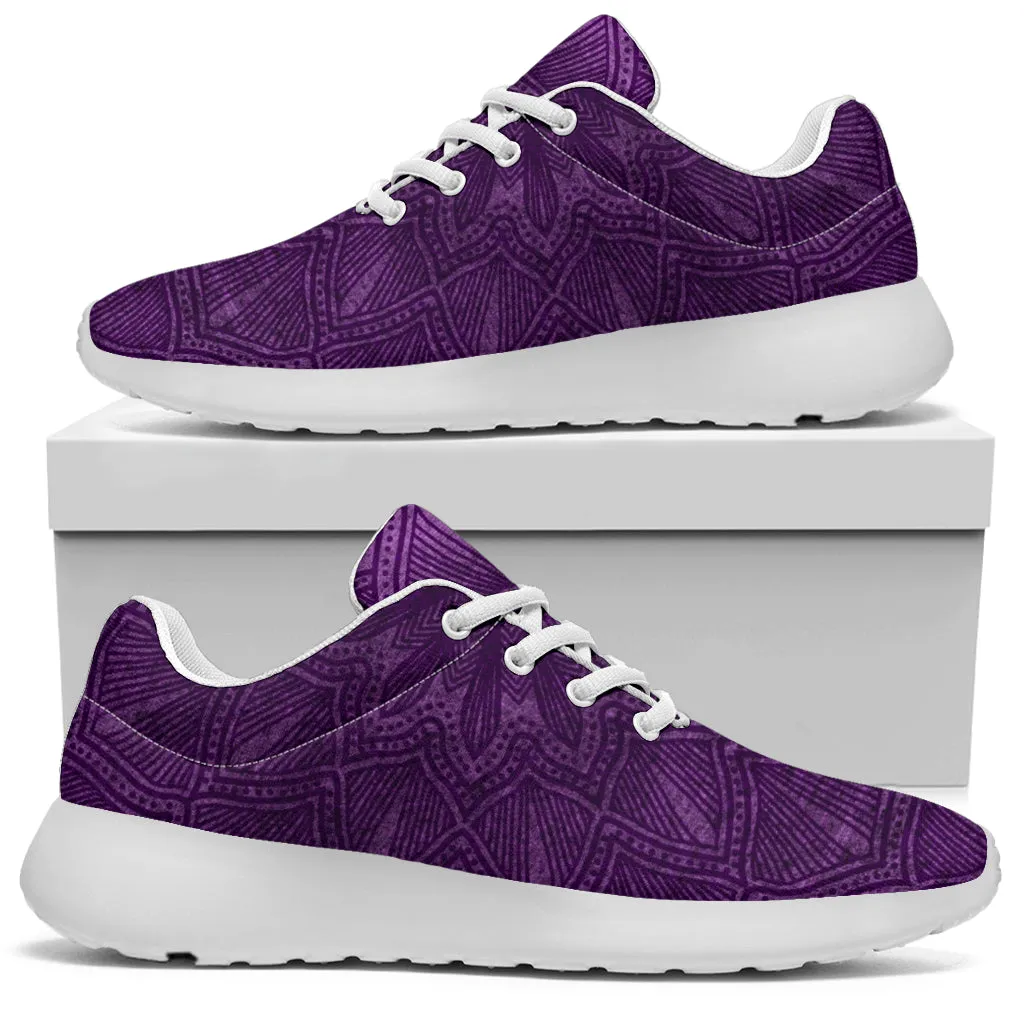 Purple Mandala Sneakers