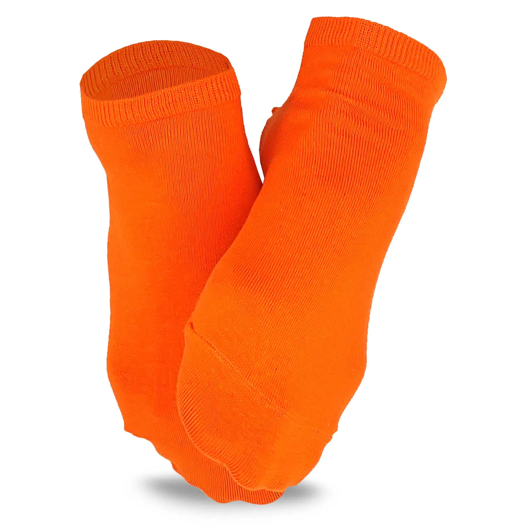 Silly Ghost Boo Hunted House Spider Web Fun Novelty Halloween Cotton Low-Cut Ankle Socks Women 3-Pairs 9-11 Orange (2313)