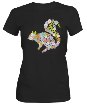 Squirrel Flowers Ladies T-shirts