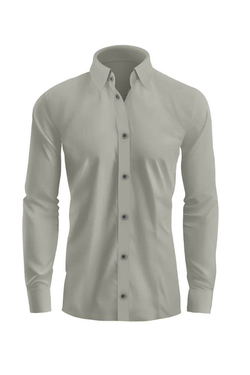 vercini grey dress shirt